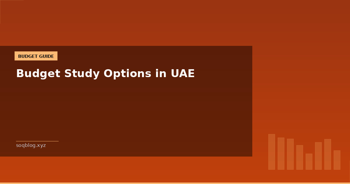 Budget Study Options in UAE – Loan and Scholarship Combinations for Cost Savings